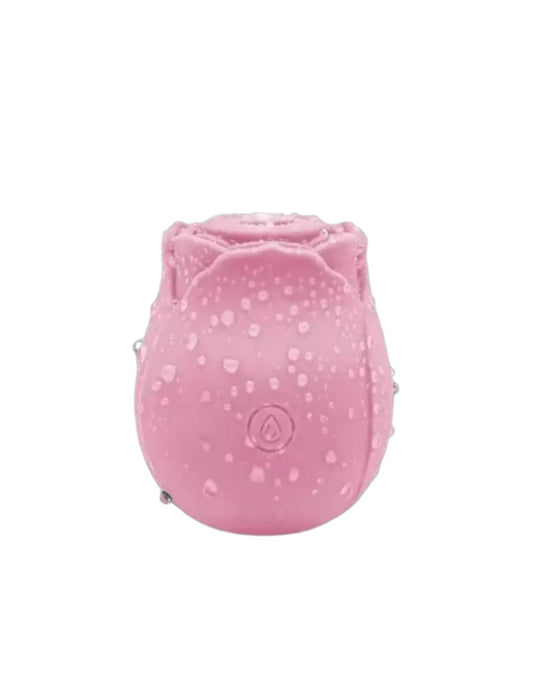 Rose Clitoral Sucking Vibrator Secret Kiss in pink, featuring an elegant rose-inspired design.