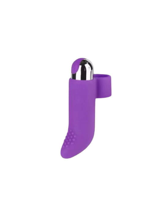 Clitoral Finger Massager Secret Kiss in purple, showcasing its ergonomic and discreet design for precise pleasure.