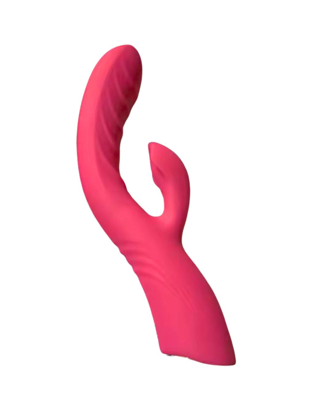 Silicone rabbit vibrator designed for dual stimulation
