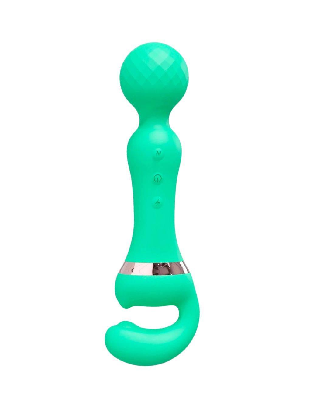 Flexible ergonomic vibrator designed for deep targeted pleasure
