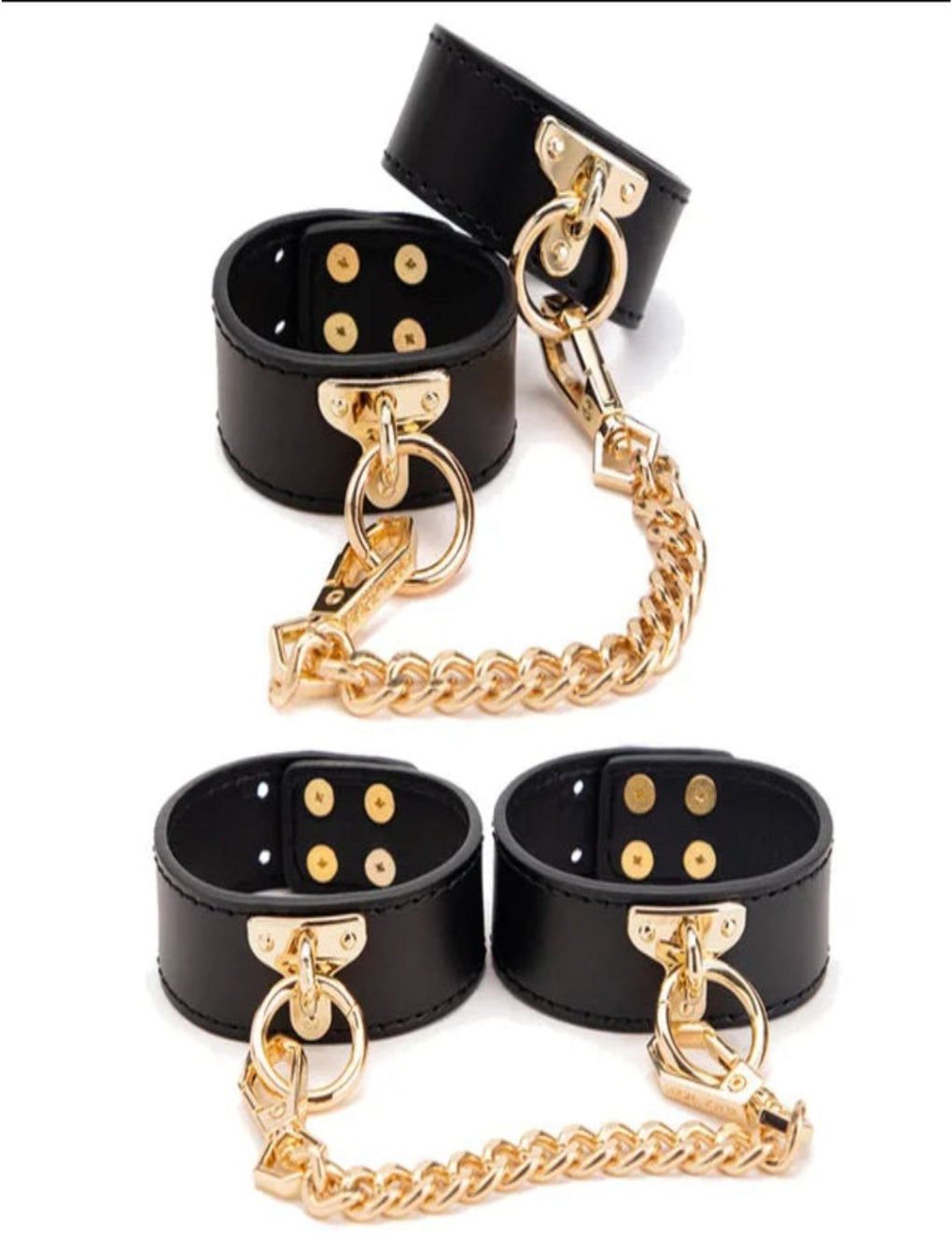 SM Bondage 8-Piece Set Secret Kiss – a luxurious BDSM kit with cuffs, collar, whip, and restraints designed for intimate exploration and control.