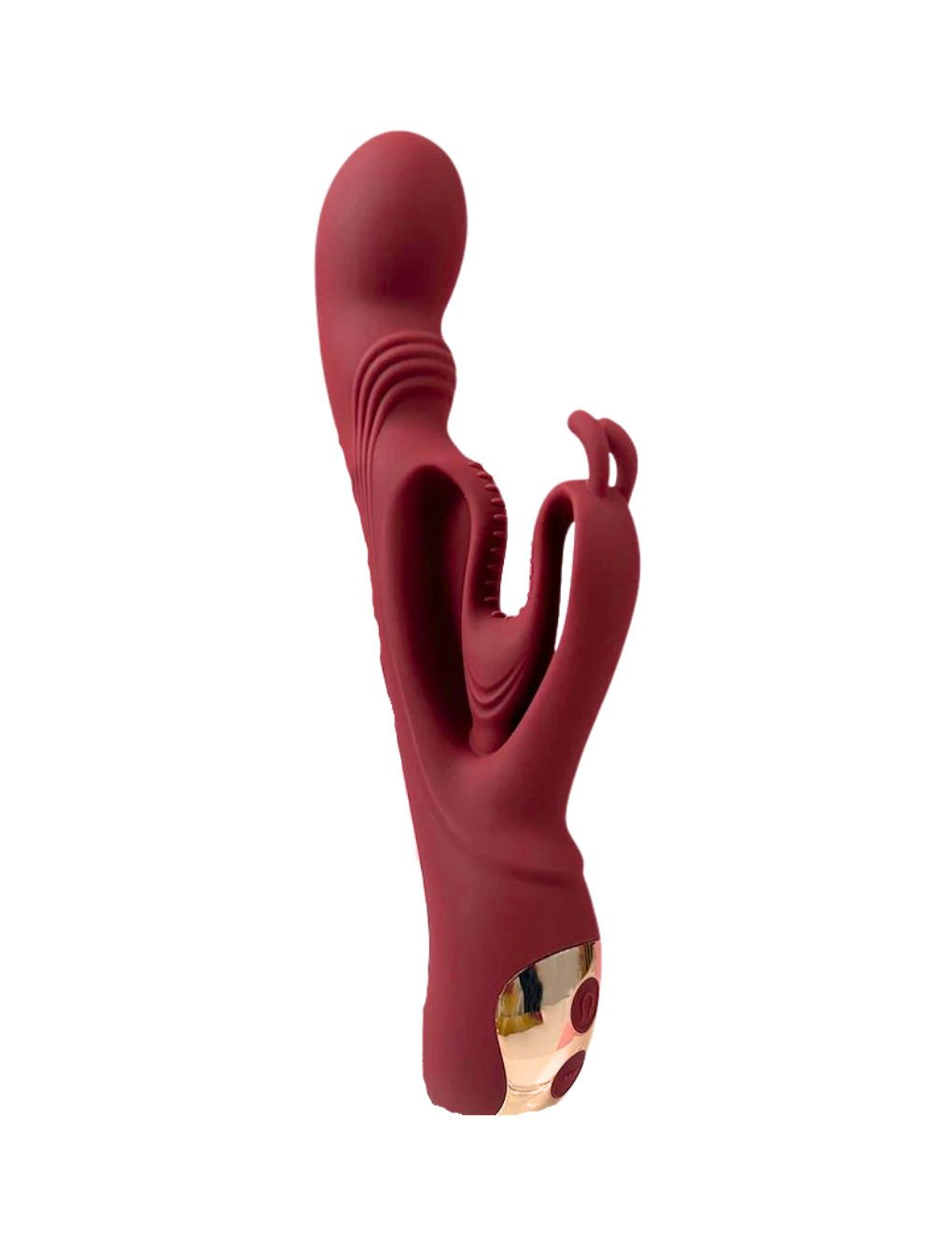Heart wave rabbit vibrator with dual stimulation design
