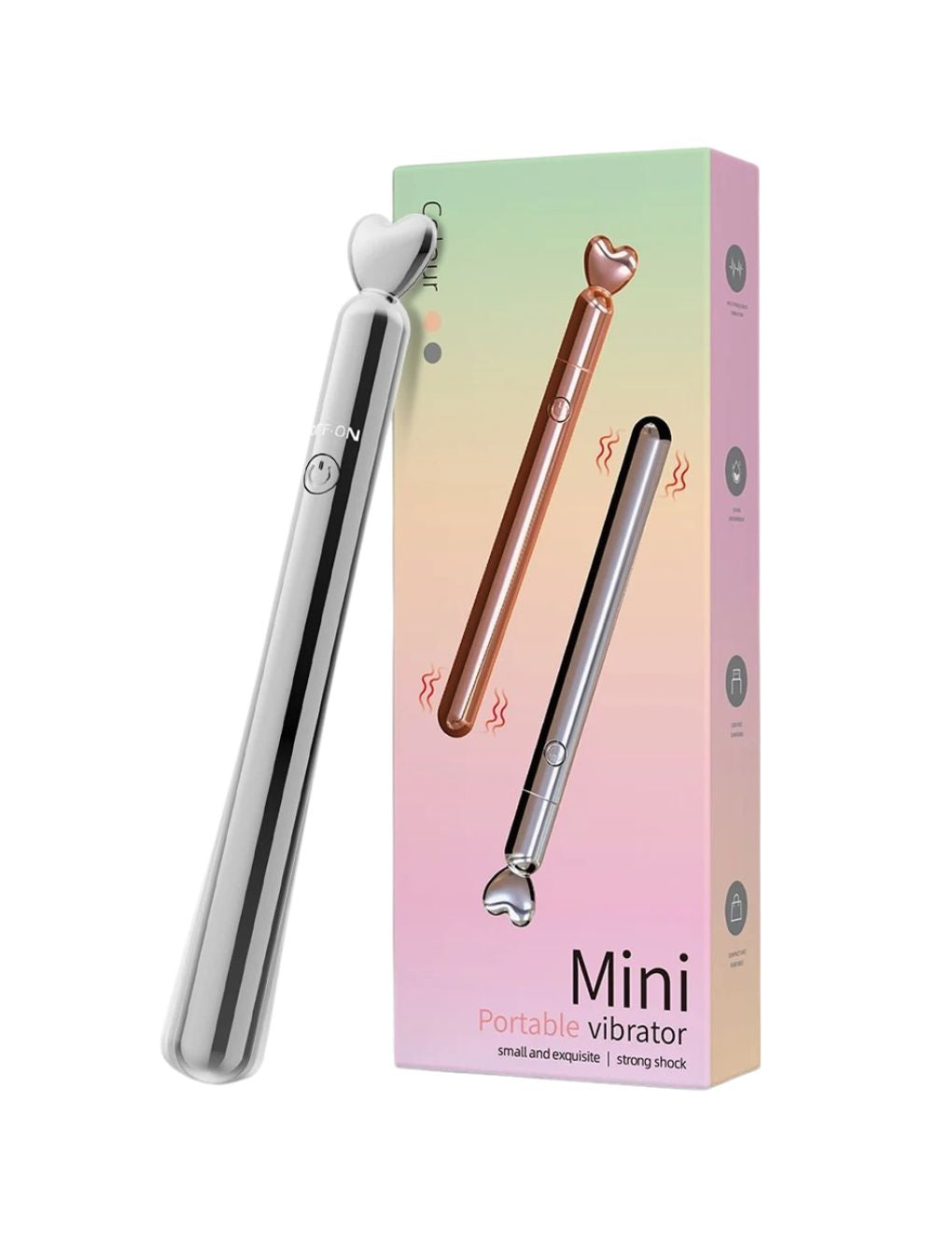 Slim clitoral stimulator with minimalist luxury design.