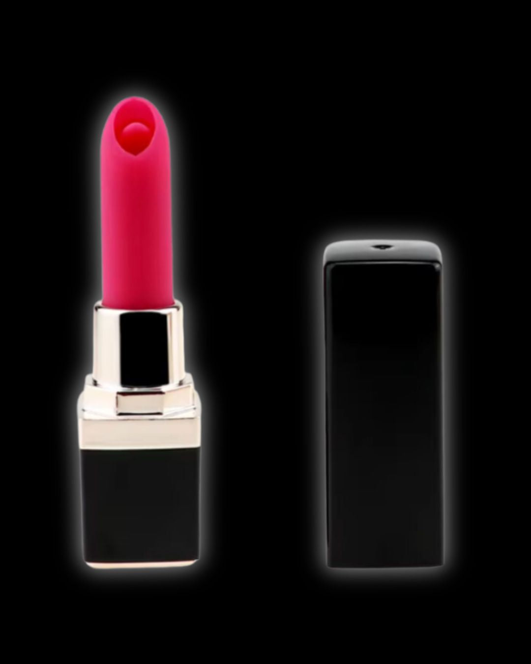 Portable G-Spot Lipstick Vibrator Secret Kiss in sleek ABS design resembling a lipstick.