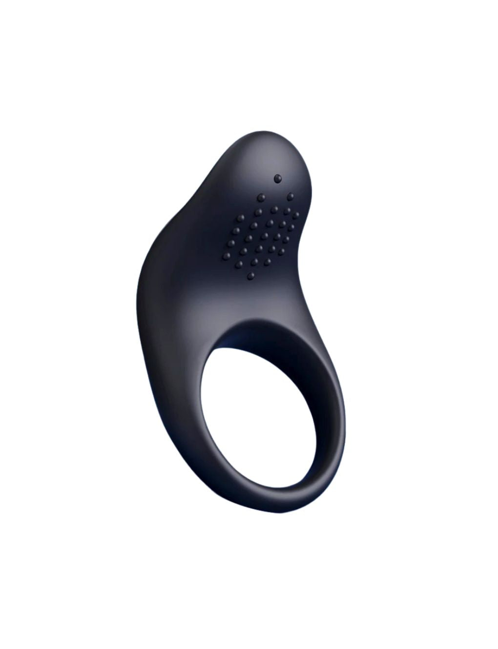 Pulse touch cock ring vibrator with textured stimulation surface