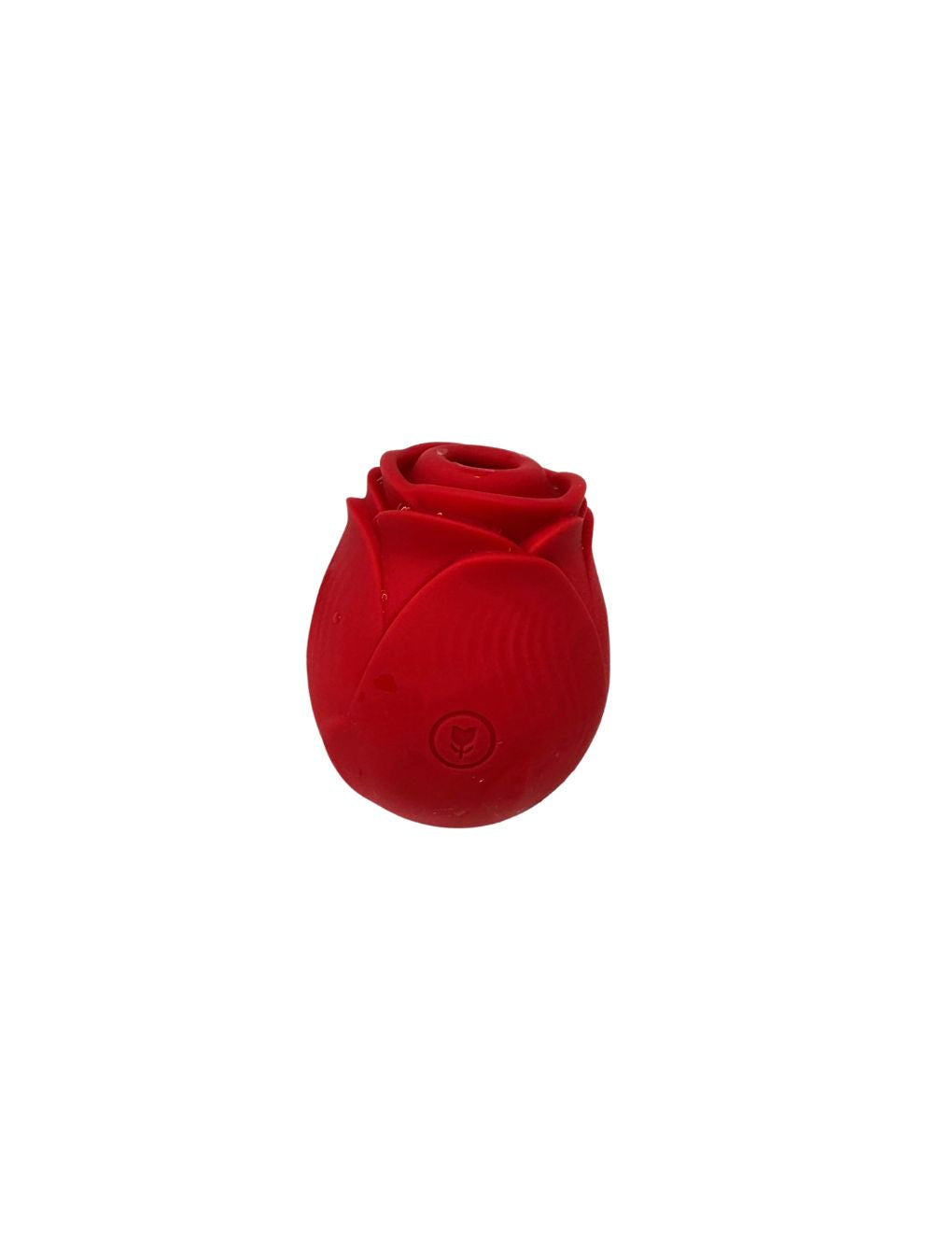 Rose air pulse clitoral stimulator in red silicone Secret Kiss