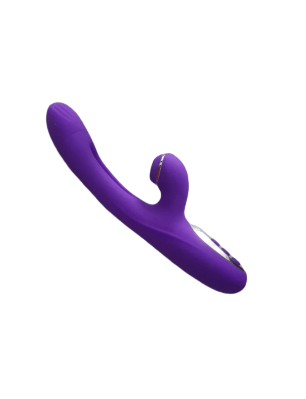 Purple Tapping & Sucking Rabbit Vibrator Secret Kiss, featuring a sleek design and advanced tapping and sucking technology for intense stimulation.