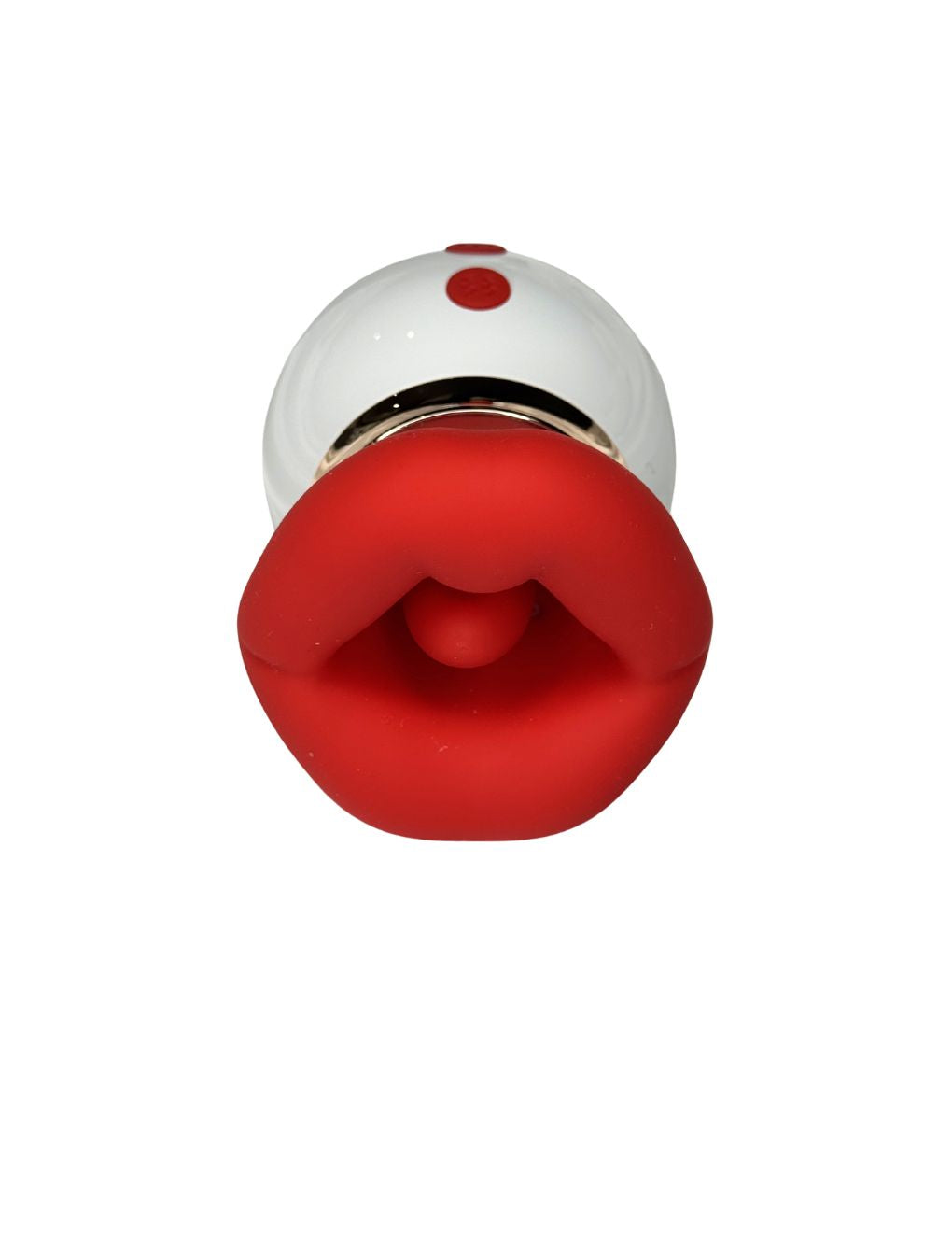 Clitoral stimulator with realistic licking and suction design