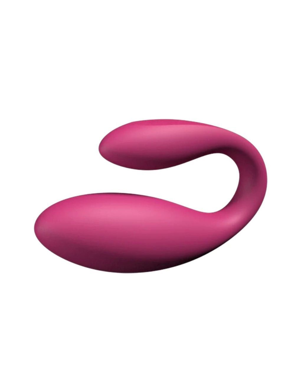 Flexible silicone G-spot vibrator with wireless control

