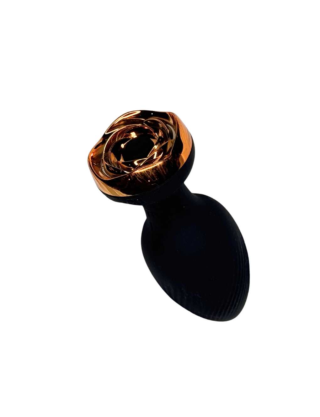 Close view of Wireless Prostate and Anal Vibrator Secret Kiss showing smooth silicone surface and ergonomic shape.