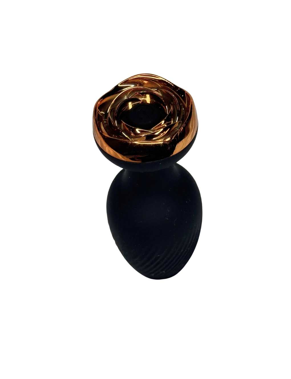 Wireless prostate and anal vibrator Secret Kiss in sleek black design, curved for targeted internal stimulation.